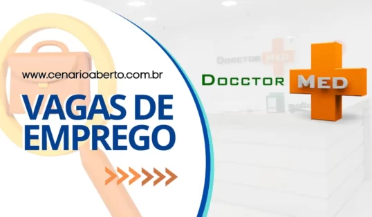 Leia mais sobre o artigo Clínica Docctor Med vagas: Auxiliar de Cozinha, Atendente de Recepção, Auxiliar de Limpeza, Almoxarifado, Auxiliar Administrativo, Técnicos de enfermagem, Fisioterapeutas, entre outros.