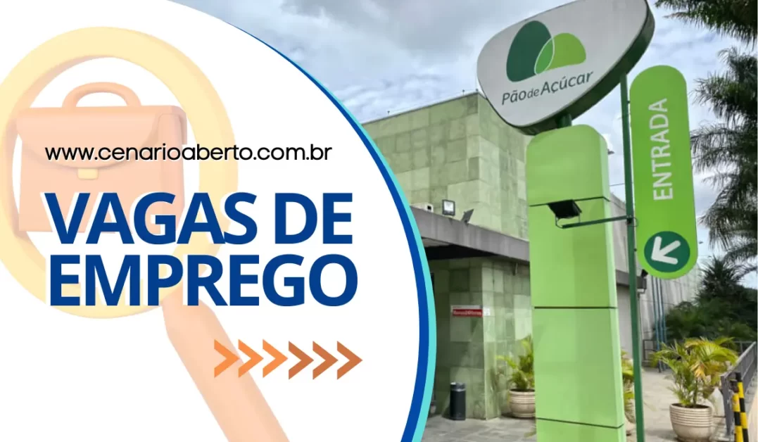 Leia mais sobre o artigo Pão de Açúcar vagas: Operador de Caixa, Gerente de Loja, Atendente de Loja, Auxiliar de Cozinha, Cozinheiro(a), Auxiliar de Açougue, Açougueiro, Empacotador, Confeiteiro(a), Deposito, Repositor de Estoque, Limpeza, entre outros.