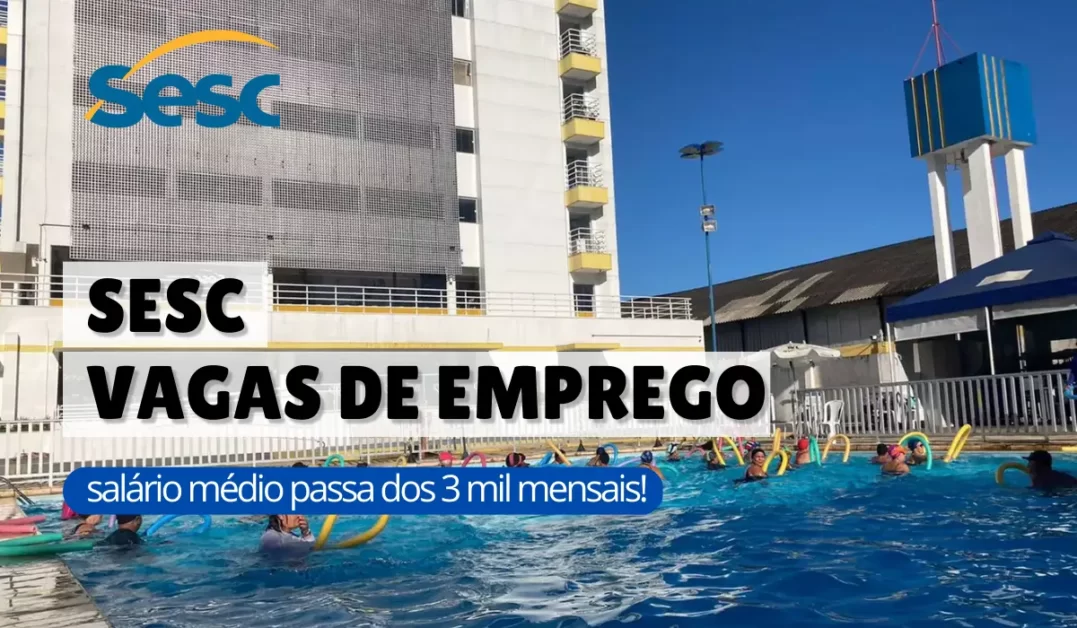 Sesc Vagas de Emprego -  Cenário Aberto